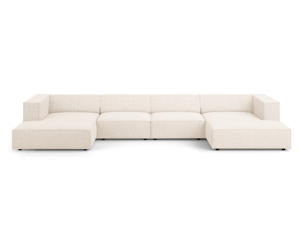 Arendal Panoramic Sofa til 6pers i chenille stof