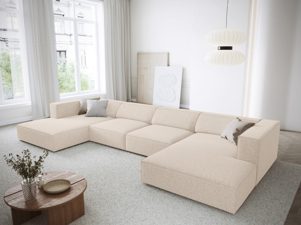 Arendal Panoramic Sofa til 6pers i chenille stof