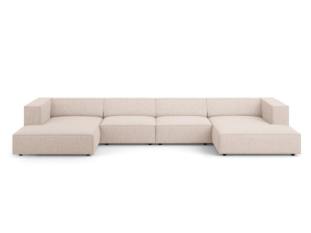 Arendal Panoramic Sofa til 6pers i chenille stof