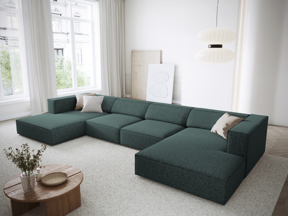 Arendal Panoramic Sofa til 6pers i chenille stof