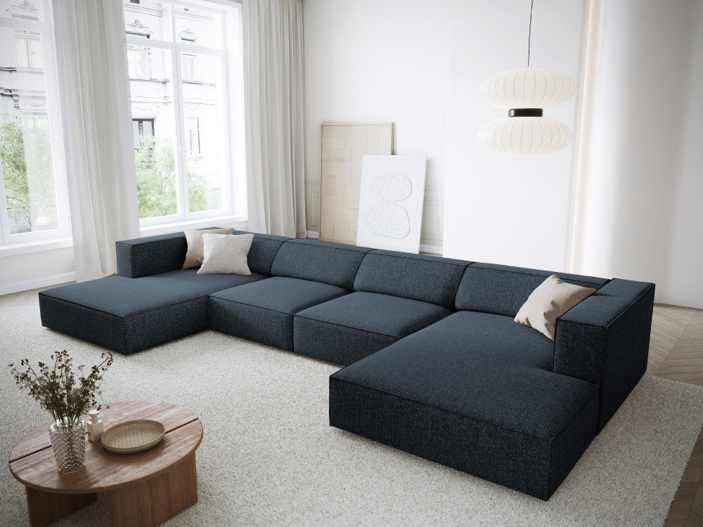 Arendal Panoramic Sofa til 6pers i chenille stof