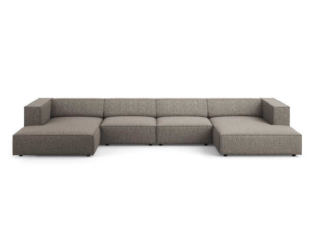 Arendal Panoramic Sofa til 6pers i chenille stof