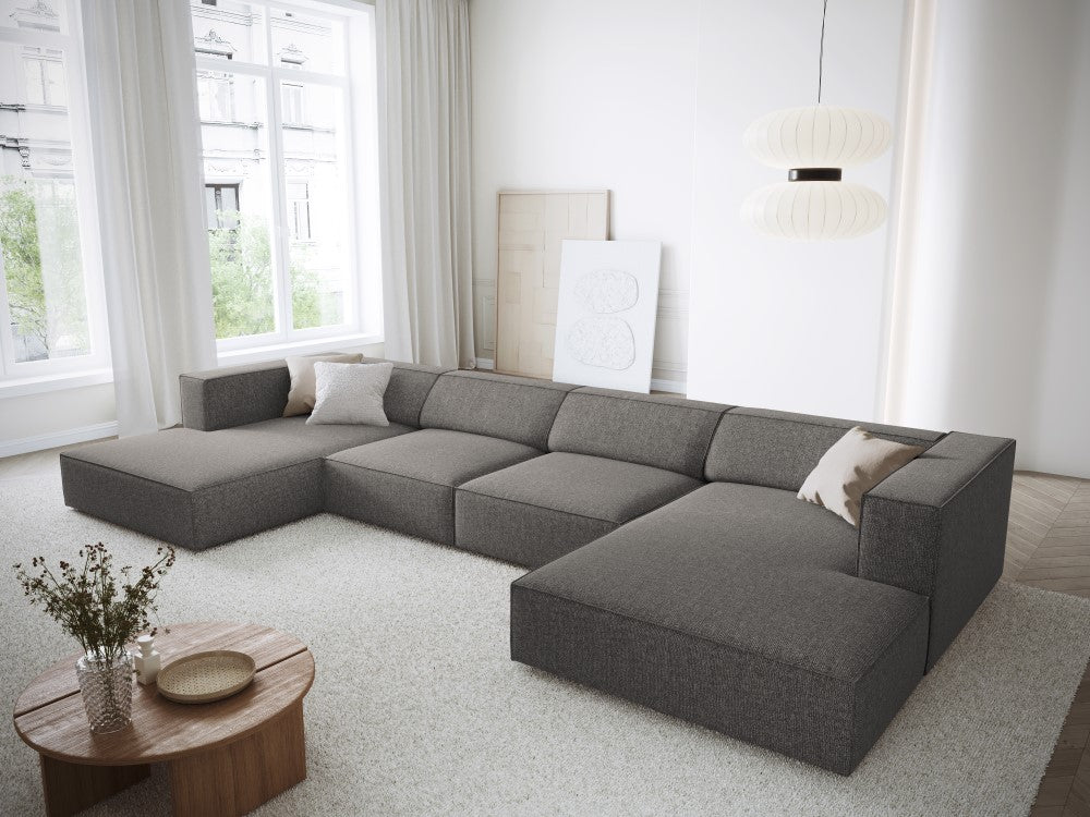 Arendal Panoramic Sofa til 6pers i chenille stof