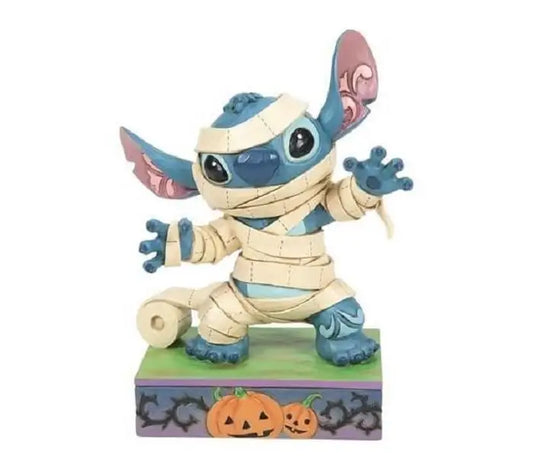 Stitch klædt som mummie 15,5cm